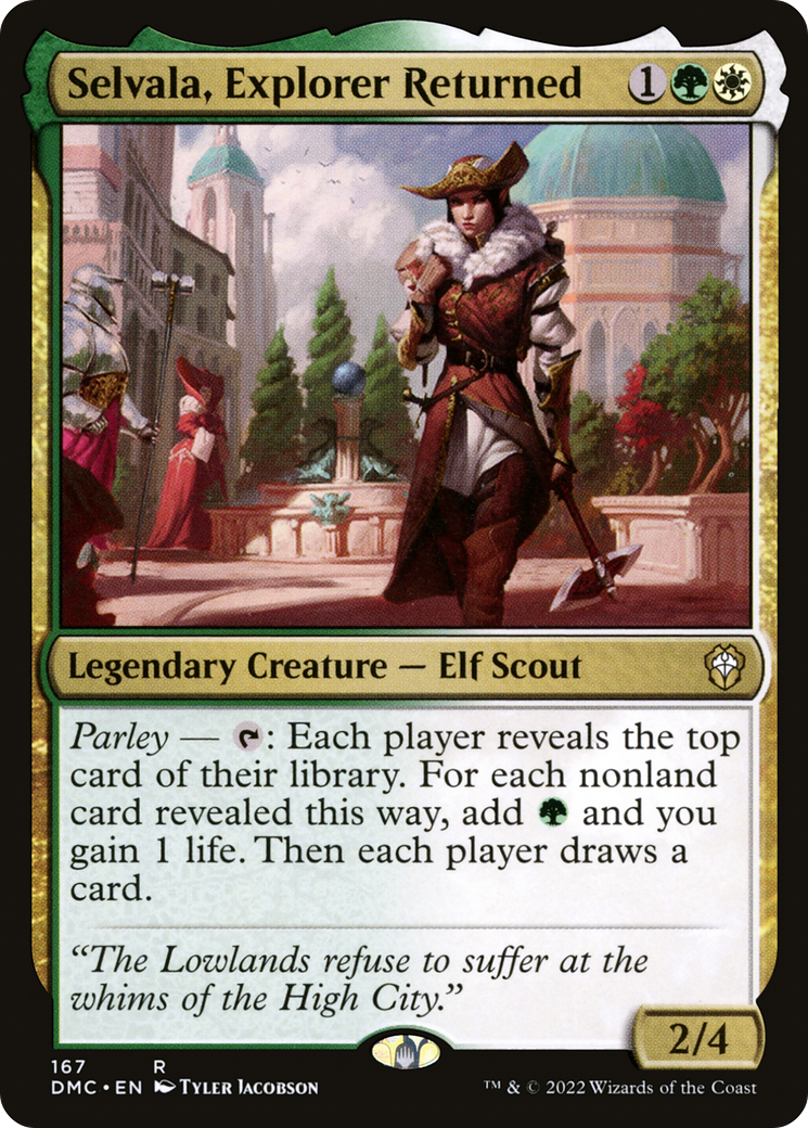 Selvala, Explorer Returned (DMC-167) - Dominaria United Commander - Game Nerdz Selvala, Explorer Returned (DMC-167) - Dominaria United Commander - Game Nerdz
