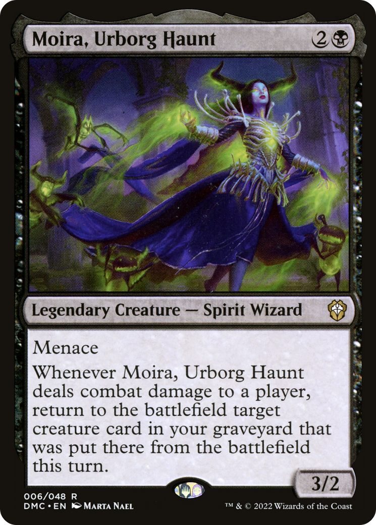 Moira, Urborg Haunt (DMC-006) - Dominaria United Commander - Game Nerdz Moira, Urborg Haunt (DMC-006) - Dominaria United Commander - Game Nerdz