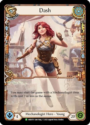 Dash (HER070) Flesh and Blood: Promo Cards Cold Foil - Game Nerdz