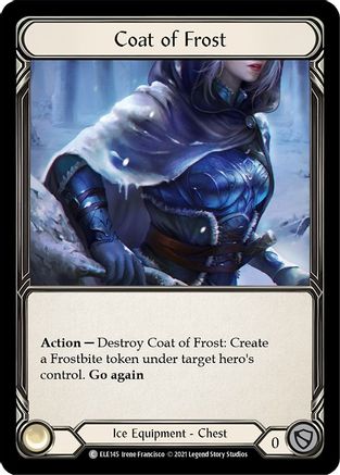 Coat of Frost (ELE145) Tales of Aria 1st Edition Cold Foil - Game Nerdz
