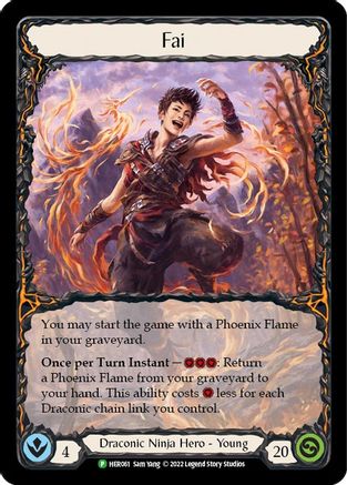 Fai (HER061) Flesh and Blood: Promo Cards Cold Foil - Game Nerdz
