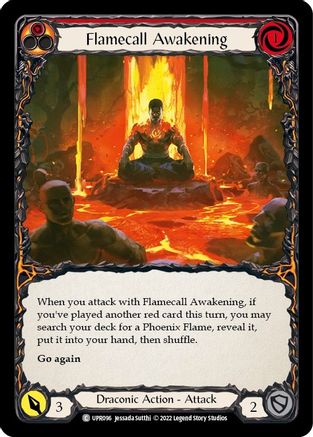 Flamecall Awakening (UPR096) Uprising Rainbow Foil - Game Nerdz