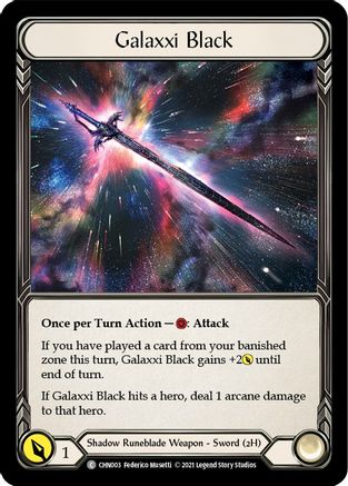 Galaxxi Black (CHN003) Blitz Deck: Monarch - Chane - Game Nerdz