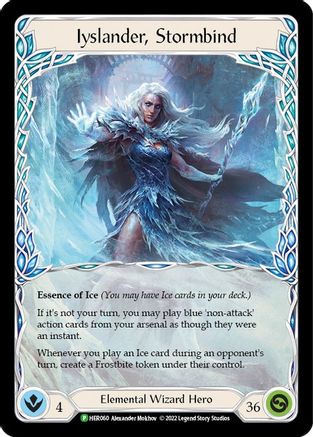 Iyslander, Stormbind (HER060) Flesh and Blood: Promo Cards Cold Foil - Game  Nerdz