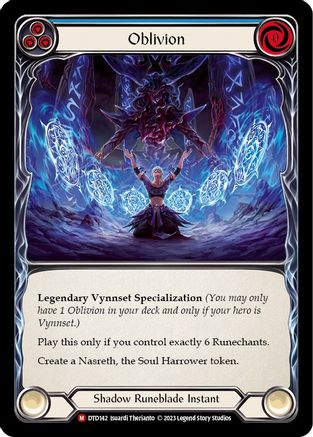 Oblivion (DTD142) Dusk Till Dawn Rainbow Foil - Game Nerdz