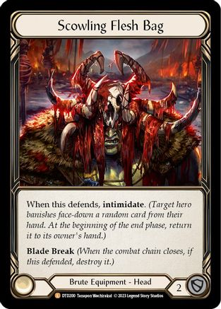 Scowling Flesh Bag (DTD200) Dusk Till Dawn Rainbow Foil - Game Nerdz