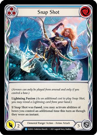 Snap Shot (Blue) (ELE043) Tales of Aria 1st Edition Rainbow Foil - Game  Nerdz