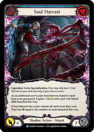 monarch flesh and blood card list Soul Harvest (MON198) Monarch 1st Edition Rainbow Foil