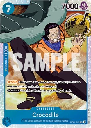 Crocodile (OP01-067) Romance Dawn Foil - Game Nerdz