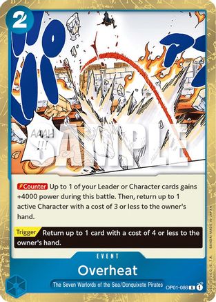 Overheat (OP01-086) Romance Dawn Foil - Game Nerdz