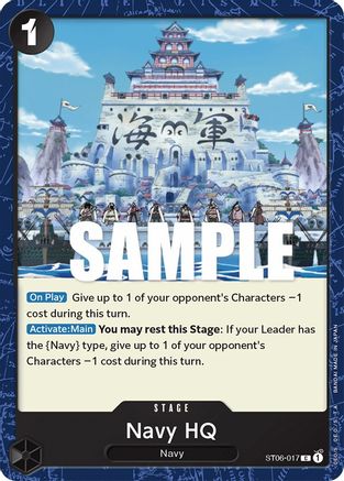 bandai trading card games one piece absolute justice starter deck 2023 TCG: ST-06 Navy 51-Card Brinquedos e Jogos a character whose cost is less than or equal to the set value One Piece starter deck tier