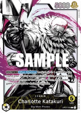 Charlotte Katakuri (Alternate Art) (OP03-099) Pillars of Strength Foil - Game Nerdz Charlotte Katakuri (Alternate Art) (OP03-099) Pillars of Strength Foil - Game Nerdz
