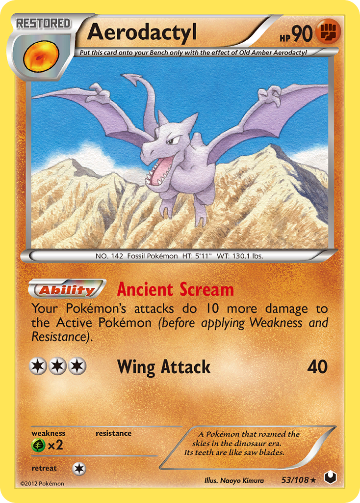 Aerodactyl 53/108 - Dark Explorers - Game Nerdz