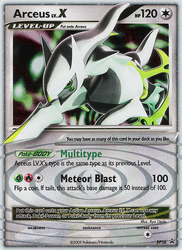 Arceus LV.X DP56/56 - DP Black Star Promos Holofoil - Game Nerdz