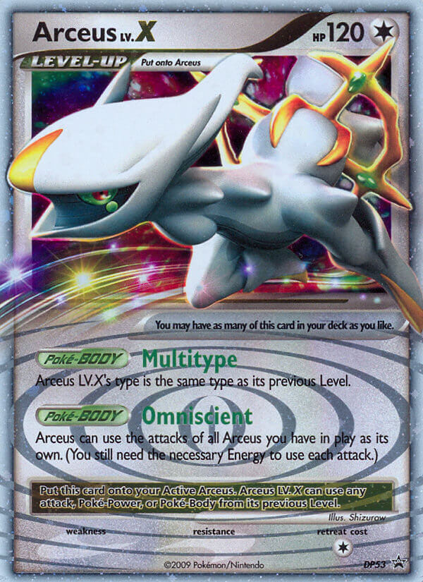 Arceus LV.X DP53/56 - DP Black Star Promos Holofoil - Game Nerdz