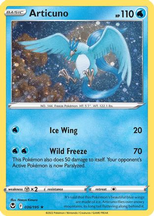 articuno pokemon card holographic - 144/165 151 - Reverse Foil The item may be similar but not exactly the same as the image (e.g Articuno (Cosmos Holo) 36 -