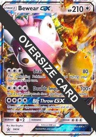 bewear pokemon card Pokemon Cards: BEWEAR 112/149 REVERSE HOLO # 25A10 – Archeron main image 1