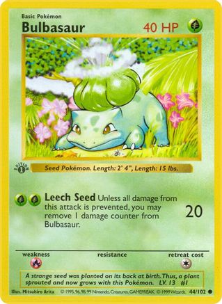 bulbasaur pokemon card first edition 1st Edition Fossil (62/62) Complete Set 1999| TradingCardSets.Com