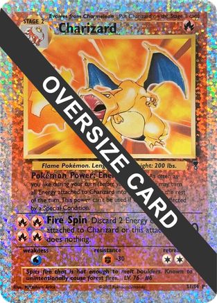 Charizard - S1/S4 (Box Topper) S1 - Jumbo Cards Reverse Holofoil - Game  Nerdz