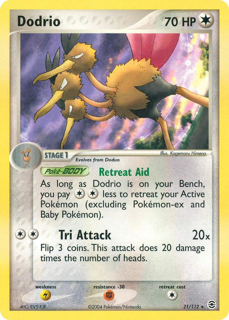 Dodrio 21/112 - FireRed LeafGreen - Game Nerdz