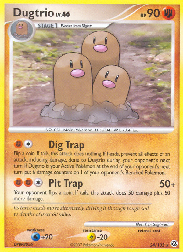 Dugtrio 24/132 - Secret Wonders Reverse Holofoil - Game Nerdz