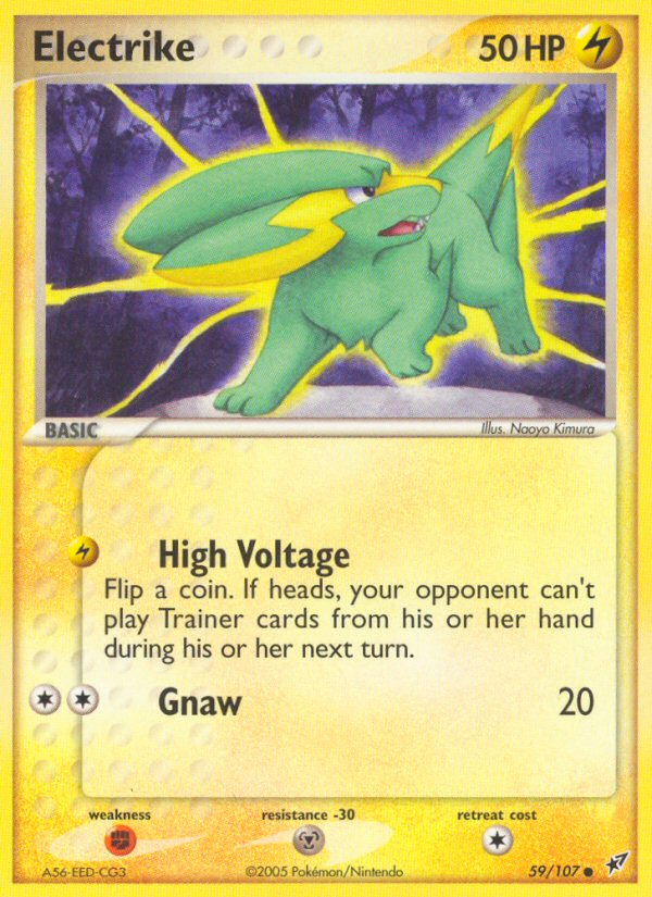 electrike pokemon card price Electrike - Crystal Guardians #52 Price & Value