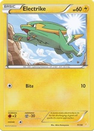 Electrike (28) 28 - XY Trainer Kit Pikachu Libre Suicune - Game Nerdz Electrike (28) 28 - XY Trainer Kit Pikachu Libre Suicune - Game Nerdz