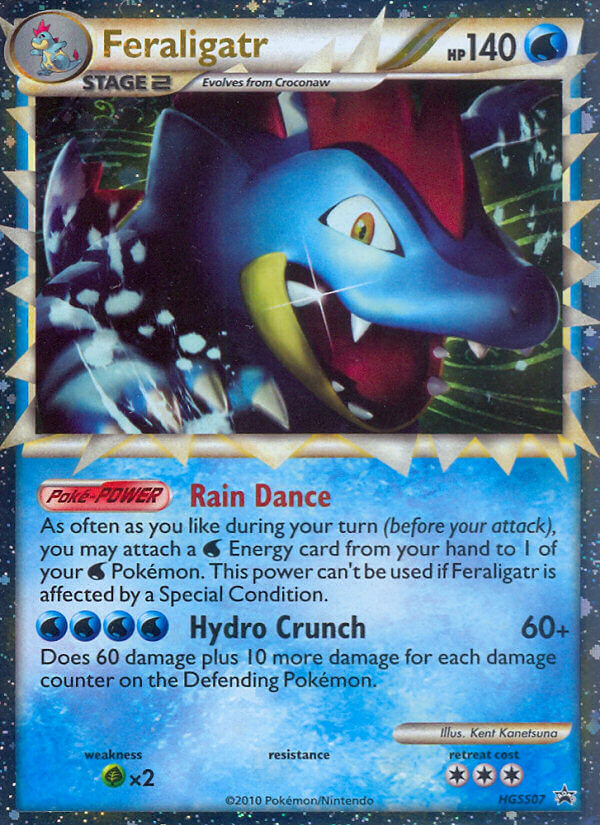 Feraligatr HGSS07/25 - HGSS Black Star Promos Holofoil - Game Nerdz
