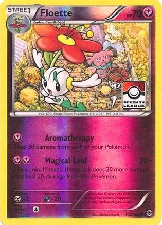 Floette - 102/162 (Pokemon League) 102 - League Championship Cards Reverse  Holofoil - Game Nerdz