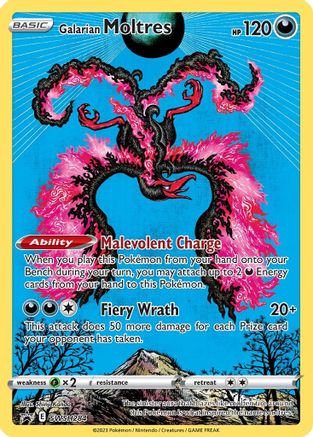Galarian Moltres - SWSH284 SWSH284 - SWSH Sword Shield Promo Cards