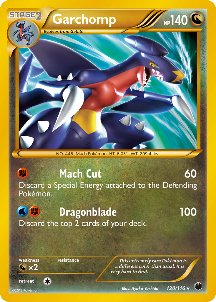 Garchomp 120/116 - Plasma Freeze Holofoil - Game Nerdz