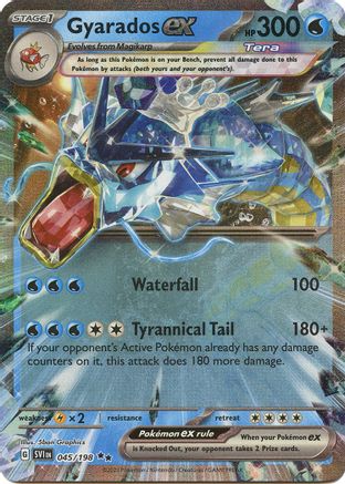 Gyarados ex - 045/198 45 - SV01 Scarlet Violet Base Set Holofoil - Game  Nerdz