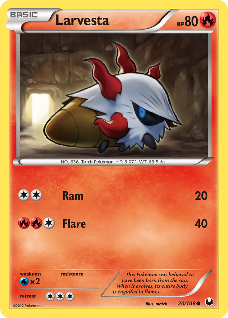 larvesta pokemon card value Larvesta (099/086) – PokeGuard main image 0