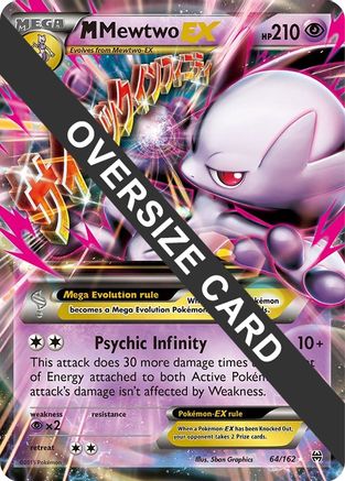 M Mewtwo EX - 64/162 64 - Jumbo Cards Holofoil - Game Nerdz M Mewtwo EX - 64/162 64 - Jumbo Cards Holofoil - Game Nerdz