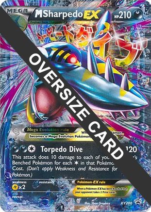 M Sharpedo EX - XY200 XY200 - Jumbo Cards Holofoil - Game Nerdz M Sharpedo EX - XY200 XY200 - Jumbo Cards Holofoil - Game Nerdz