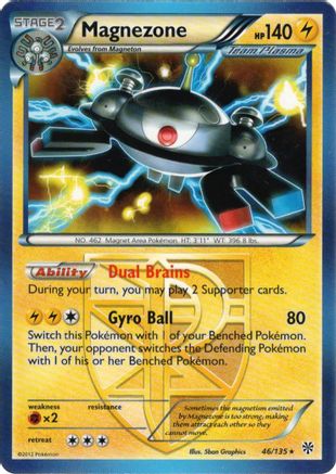 Magnezone (Team Plasma) - 46/135 46 - Deck Exclusives - Game Nerdz Magnezone (Team Plasma) - 46/135 46 - Deck Exclusives - Game Nerdz