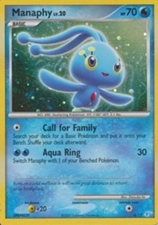 Manaphy 4 - DP Trainer Kit Manaphy Lucario Holofoil - Game Nerdz Manaphy 4 - DP Trainer Kit Manaphy Lucario Holofoil - Game Nerdz