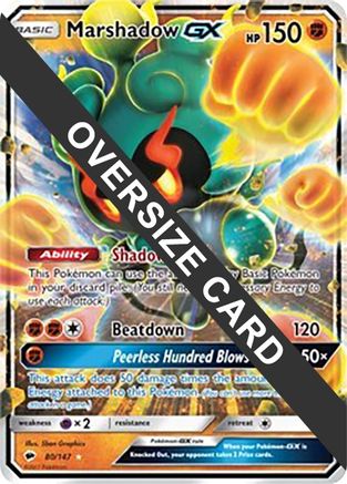 Marshadow GX - 80/147 80 - Jumbo Cards Holofoil - Game Nerdz