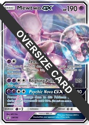 Mewtwo GX - SM196 SM196 - Jumbo Cards Holofoil - Game Nerdz