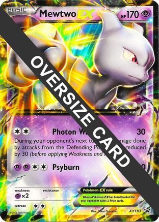 Mewtwo EX - XY183 XY183 - Jumbo Cards Holofoil - Game Nerdz
