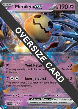 myumyu Mimikyu ex 4 - Jumbo Cards Holofoil - Game Nerdz