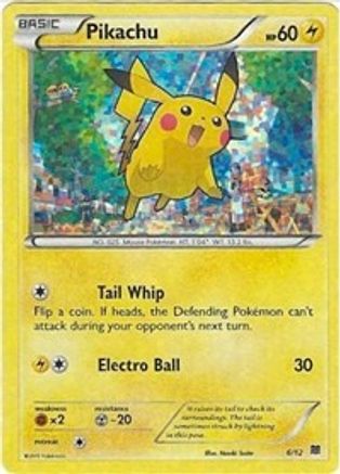 Pikachu 6/12 - McDonalds Collection 2015 Holofoil - Game Nerdz