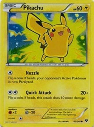 Pikachu - 42/146 (2014 Movie Promo) 42 - Miscellaneous Cards Products  Holofoil - Game Nerdz