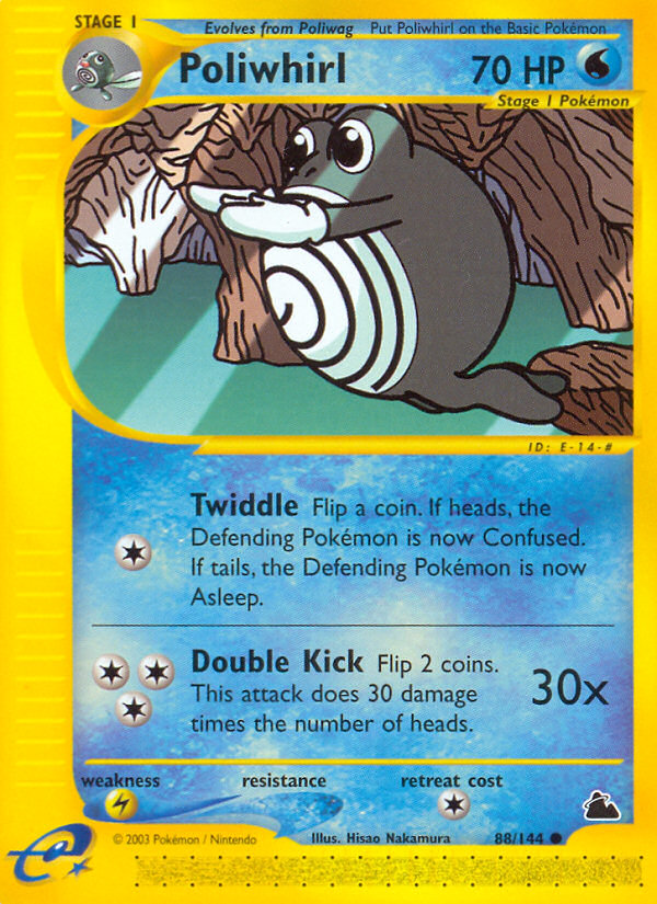 pokemon poliwhirl card Poliwhirl - Neo Discovery - Pokemon