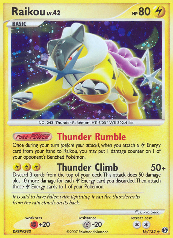 pokemon cards raikou 015/076 or Paralyzed Raikou ex (Storm Emeralda 24)