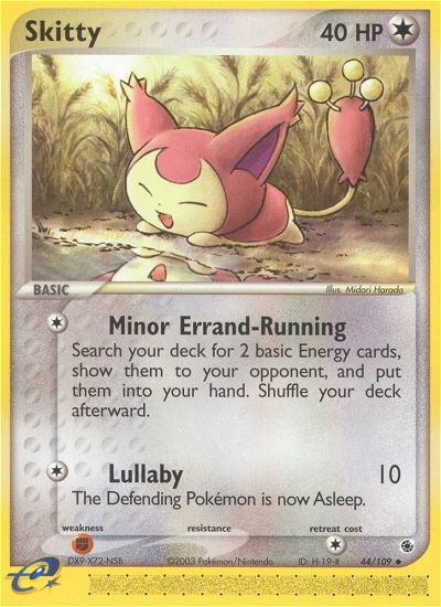 Skitty 44/109 - Ruby Sapphire Reverse Holofoil - Game Nerdz