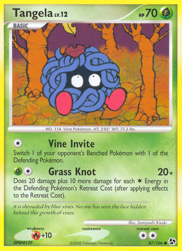 tangela basic pokemon card value this attack does 60 more damage Pokemon Trading Card Game Sun