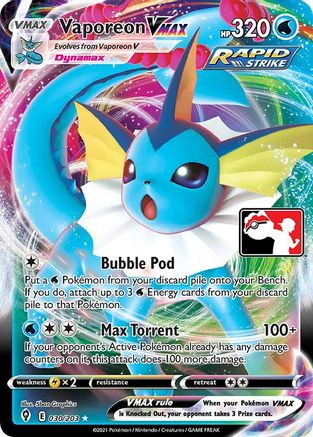 pokemon prize pack series 3 card list Rayquaza VMAX [Prize Cards] PLAY! POKÉMON PRIZE PACK SERIES