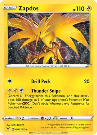 Zapdos (Cosmos Holo) 48 - Miscellaneous Cards Products Holofoil - Game Nerdz Zapdos (Cosmos Holo) 48 - Miscellaneous Cards Products Holofoil - Game Nerdz