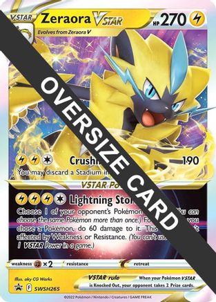 Zeraora VSTAR - SWSH265 SWSH265 - Jumbo Cards Holofoil - Game Nerdz